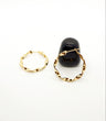 Claudine twist hoops