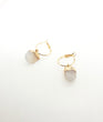 Moonstone hoops