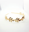 Ivy gold luxe leaf headband